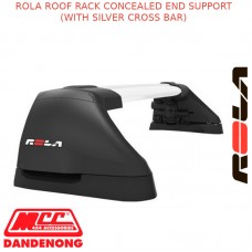ROLA ROOF RACK SET FITS HOLDEN RODEO-2D SC RA-FEB03-JUN08-ALL SILVER (CONCEALED)